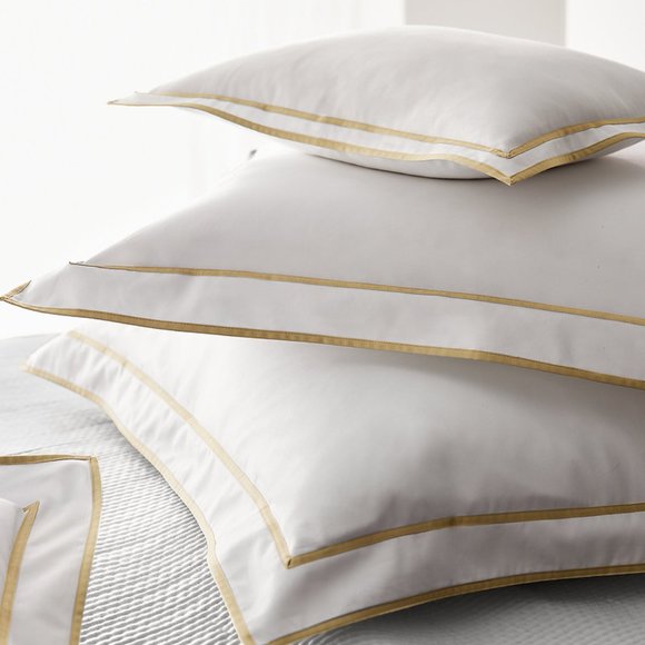 Lauren Ralph Lauren Spencer 475 TC Cotton Sateen 4 pc Sheet Set + 2 Euro Shams - Picture 5 of 12